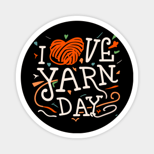 I Love Yarn Day – October Magnet